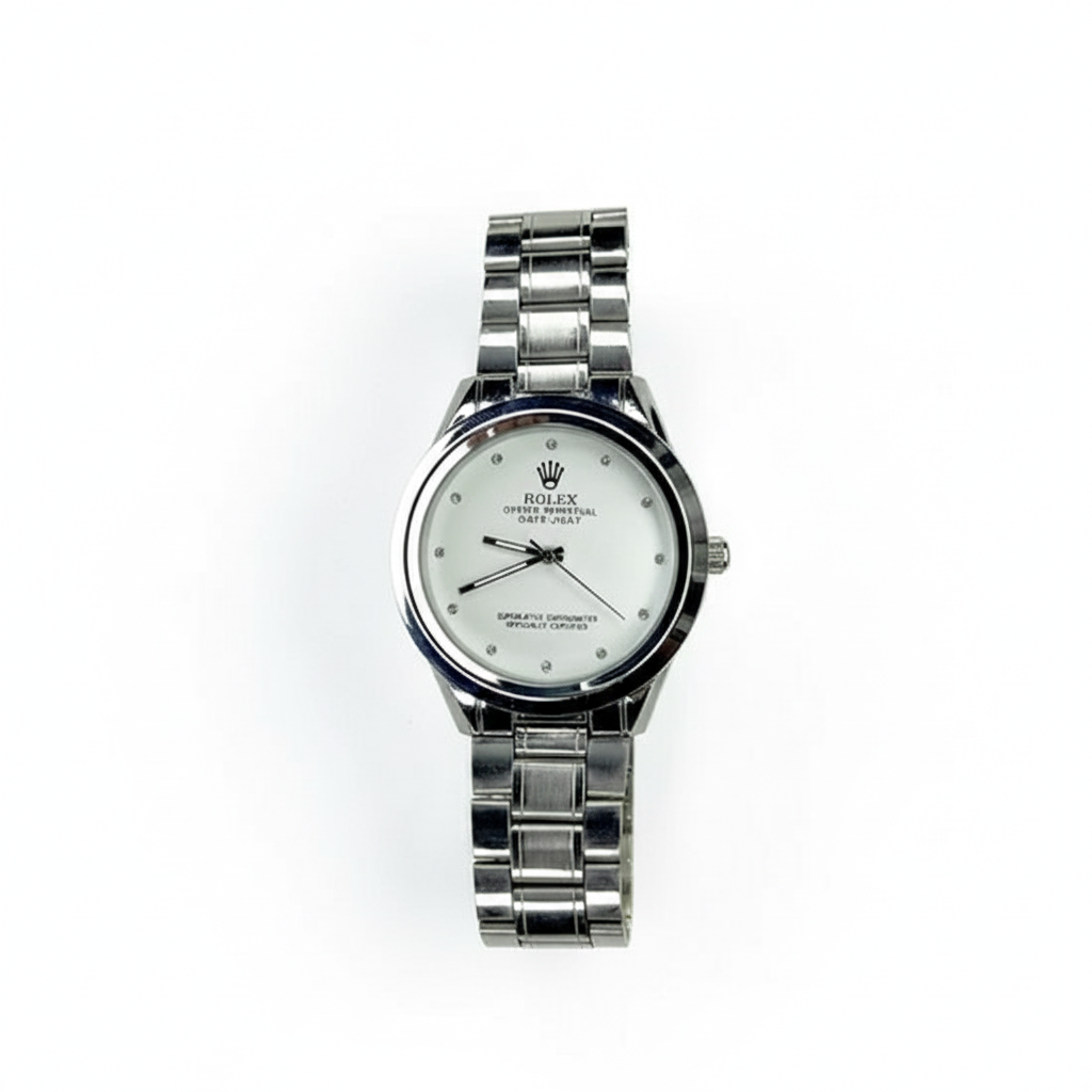 Rolex Oyster Perpetual Stainless Steel Gents Watch by Nayvo Noir - High-End Silver Automatic Timepiece