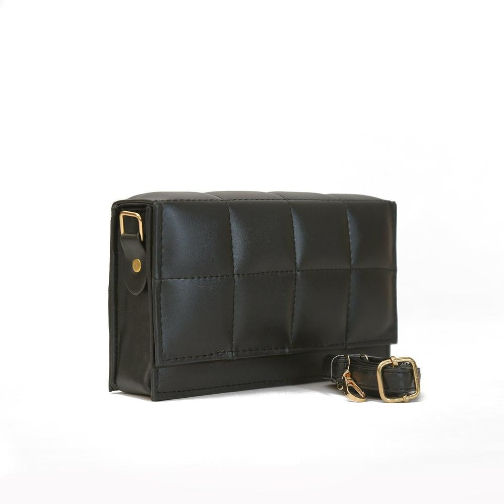 Black Quilted Chain Sling Bag – Timeless Class with a Modern Twist AK_Studio