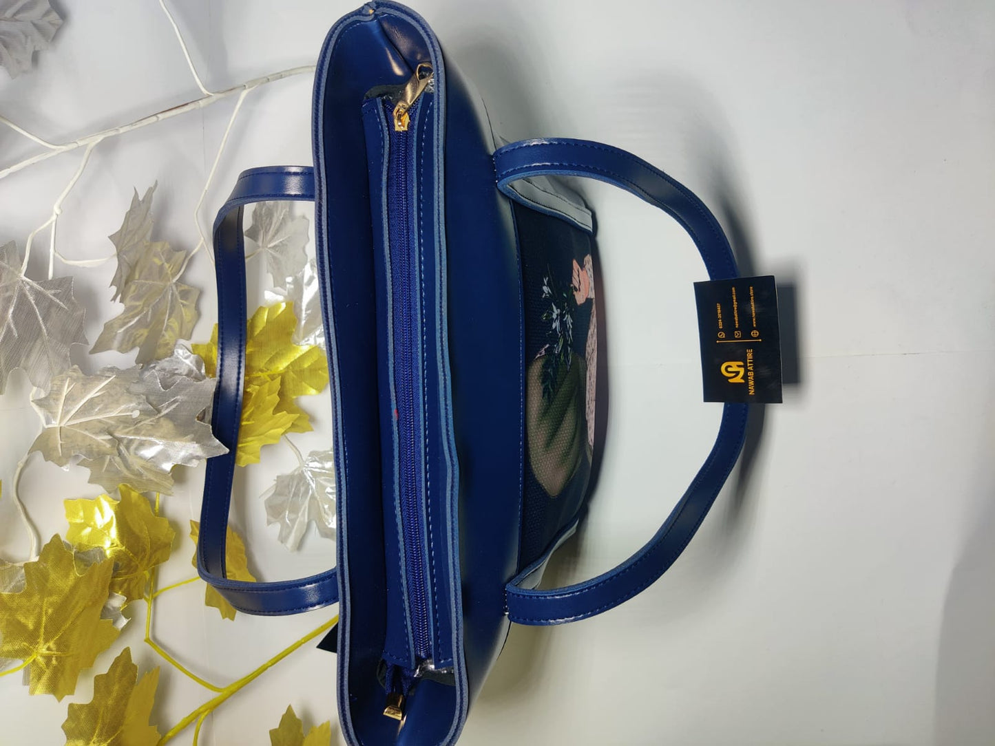 Latest model university hand bag big size bag with doll printed My Store