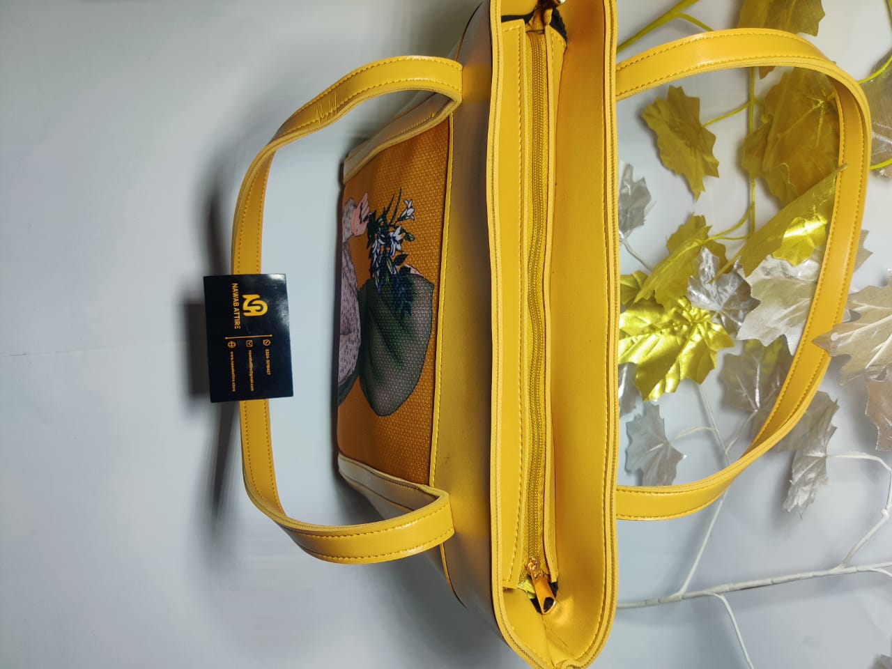 Latest model university hand bag big size bag with doll printed My Store