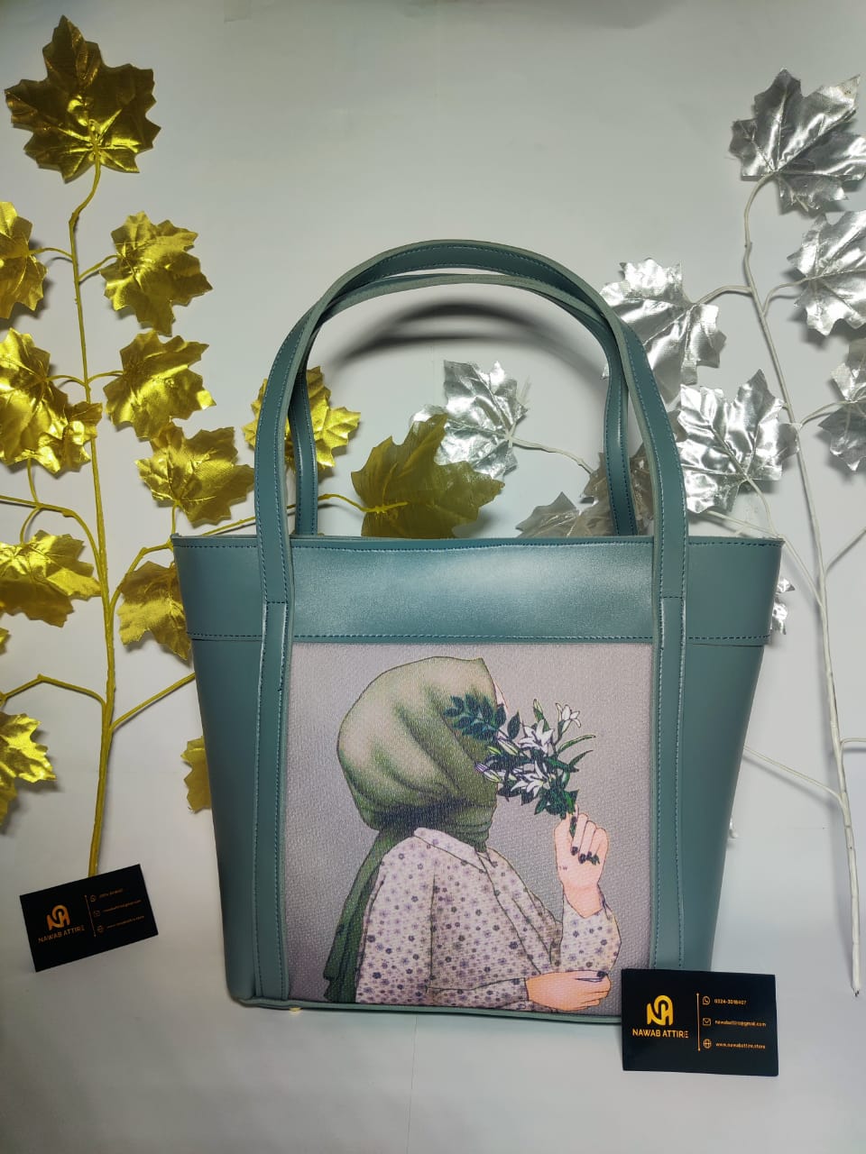 Latest model university hand bag big size bag with doll printed My Store