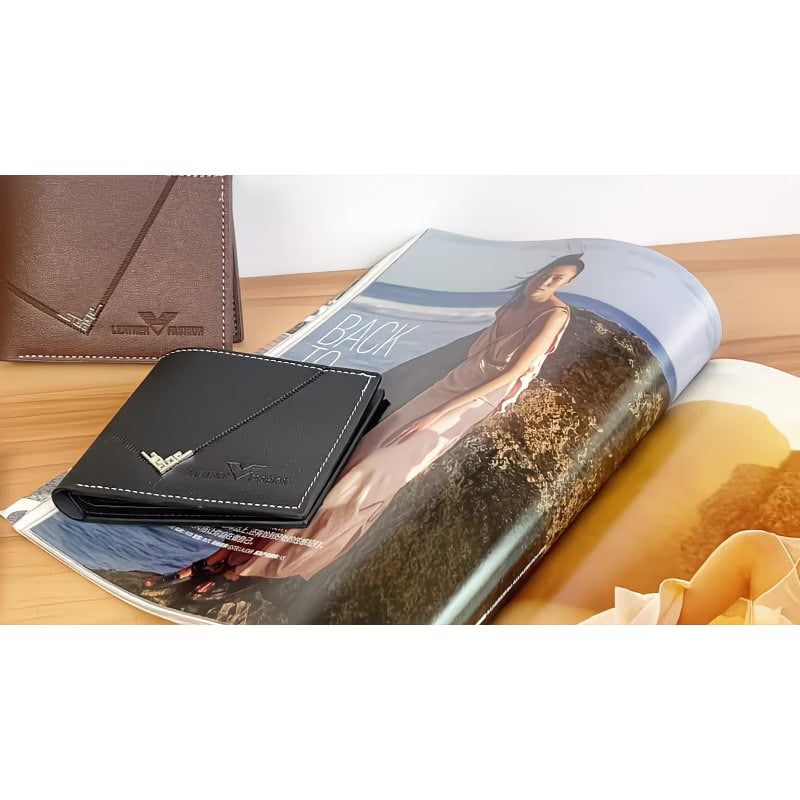 Nayvo Apex Leather Wallet (RFID-Shield) | Nayvo Noir