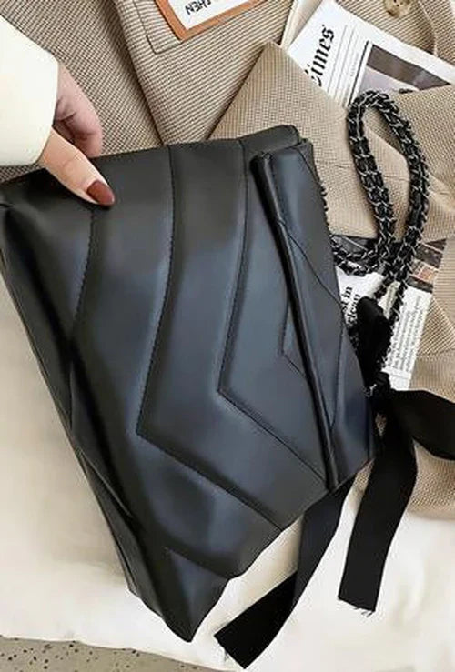 Chic Chevron Chain Shoulder Bag AK_Studio