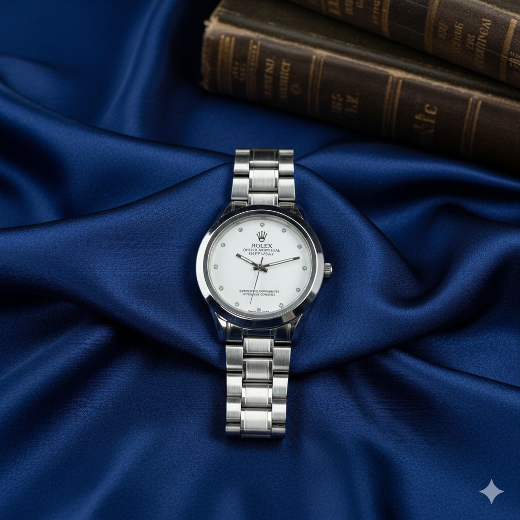 Rolex Watch Luxury Watch Stainless Steel Oyster Perpetual | Nayvo Noir Nayvo Noir