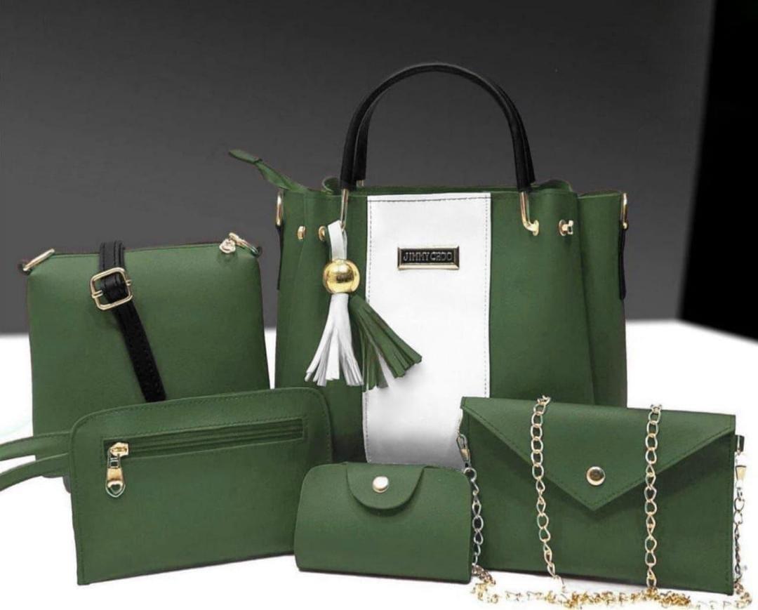 6-in-1 Fashion Handbag Combo – Trendy Design in Multiple Colors AK_Studio
