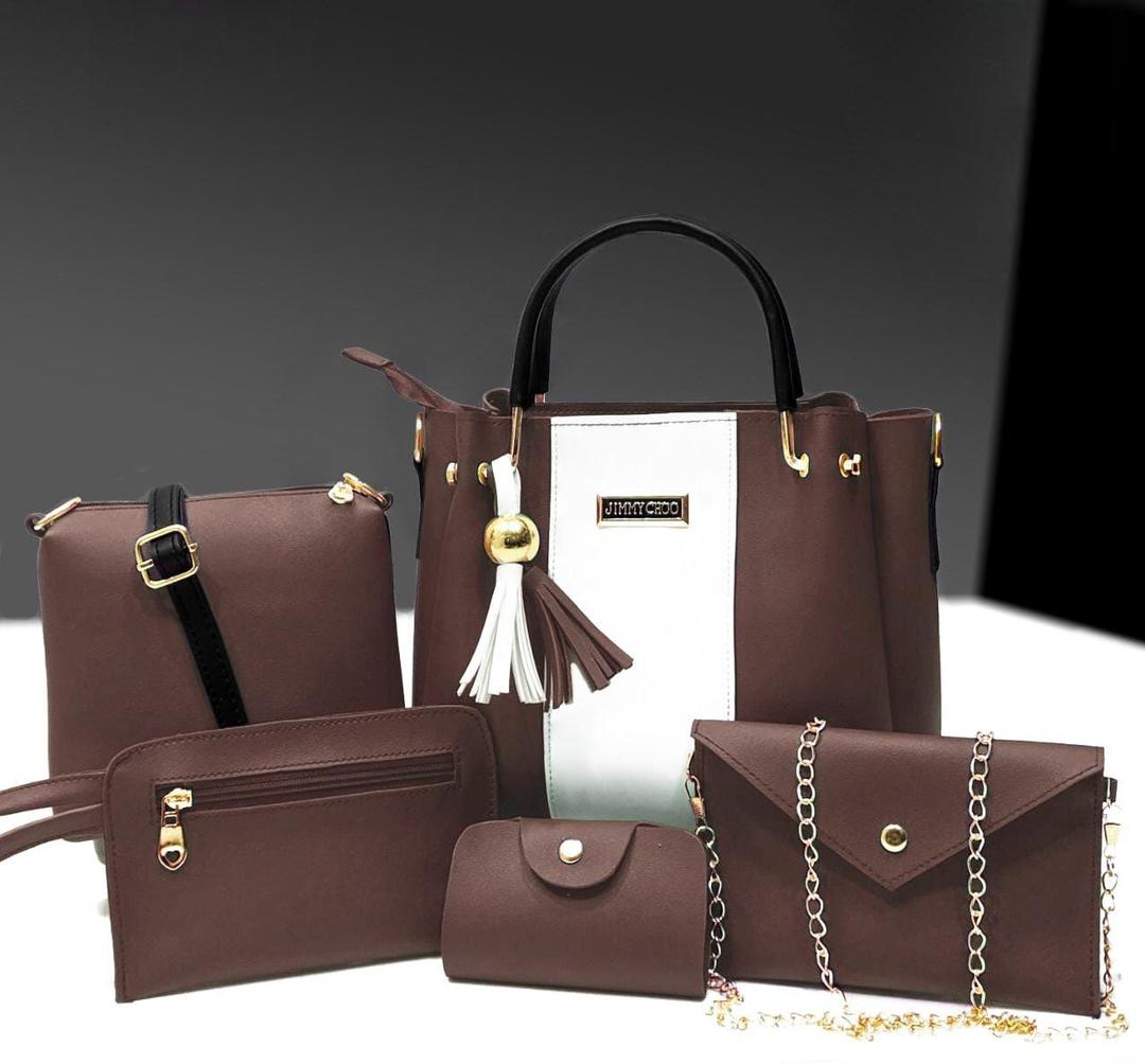 6-in-1 Fashion Handbag Combo – Trendy Design in Multiple Colors AK_Studio