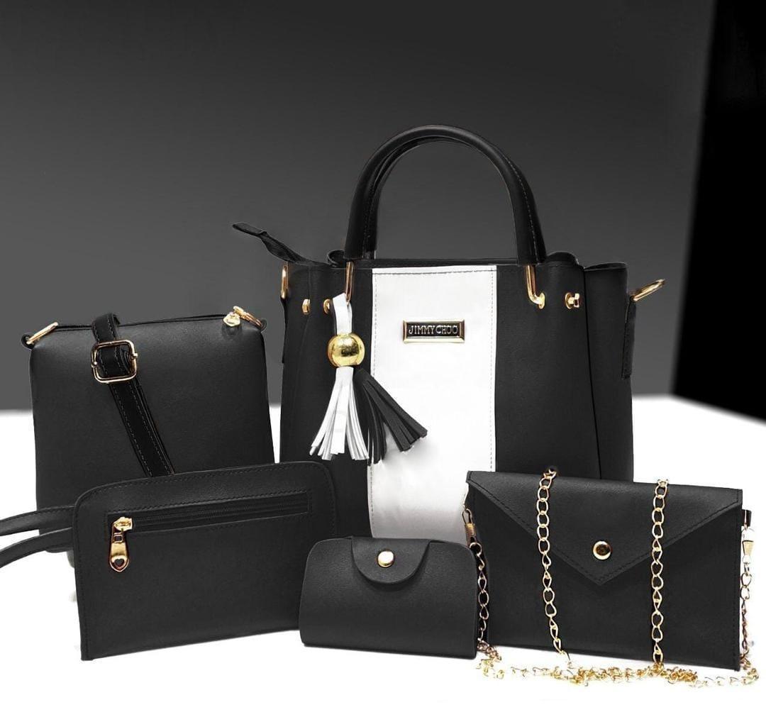 6-in-1 Fashion Handbag Combo – Trendy Design in Multiple Colors AK_Studio