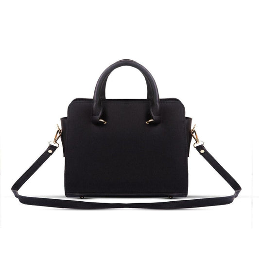 Classic Black Structured Tote Bag AK_Studio