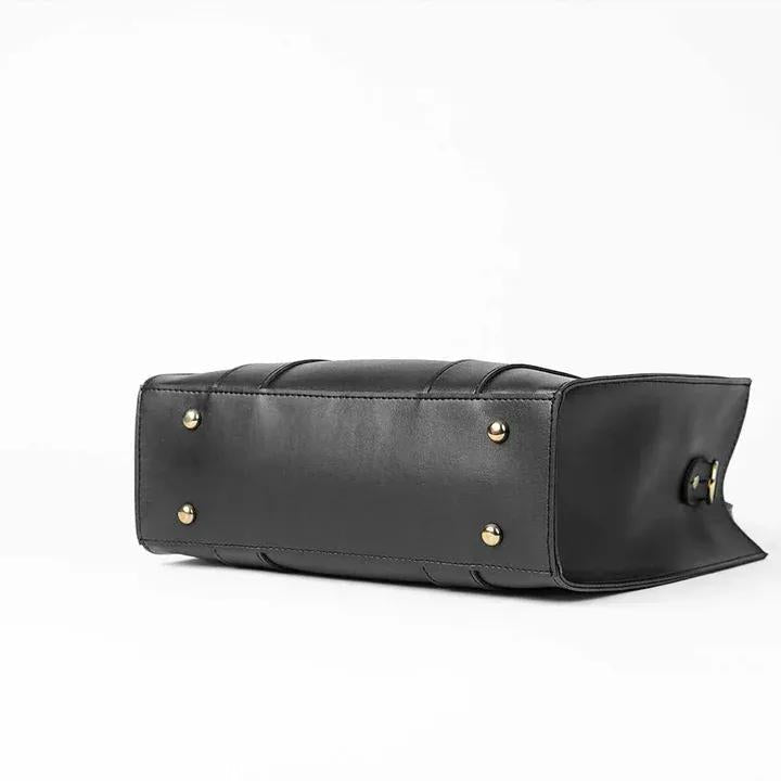 Classic Structured Tote with Detachable Pouch AK_Studio