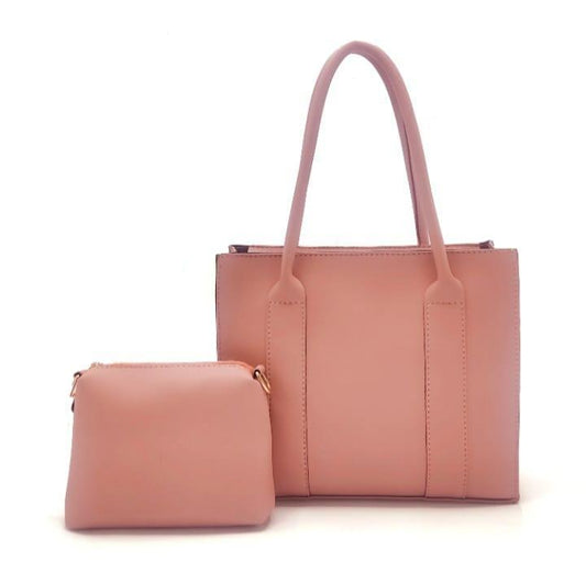 Classic Structured Tote with Detachable Pouch AK_Studio