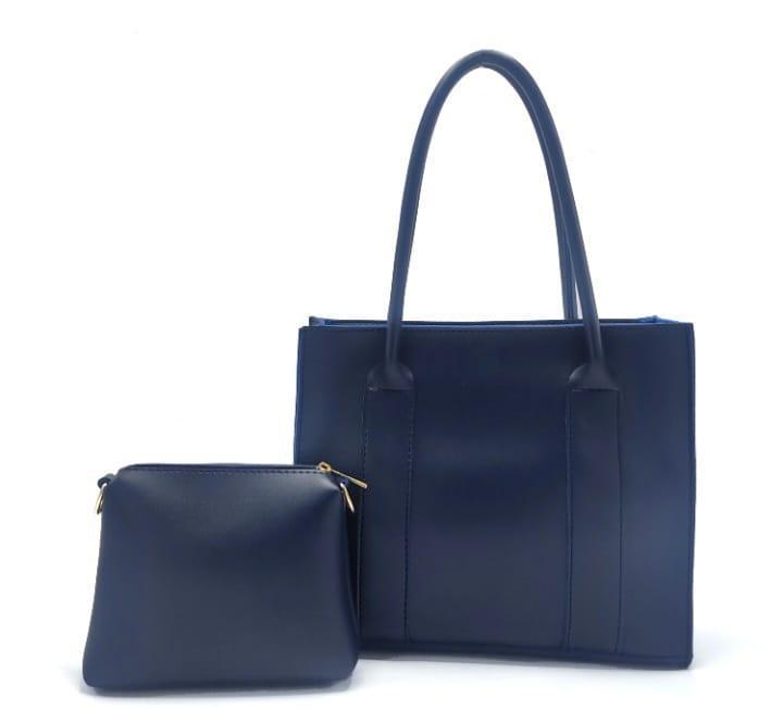 Classic Structured Tote with Detachable Pouch AK_Studio