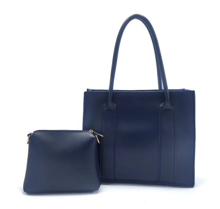 Classic Structured Tote with Detachable Pouch AK_Studio