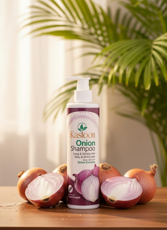 Kastoori Onion 🌰 Shampoo – For Strong, Shiny, and Breakage-Free Hair Naturally My Store