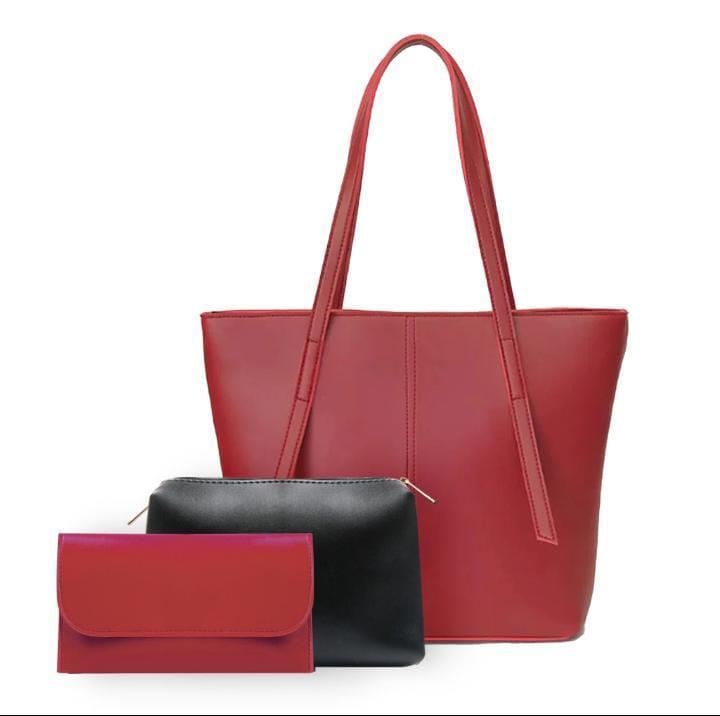 Classic Cocoa 3-in-1 Tote Bag Set (ZTS CR 054) AK_Studio